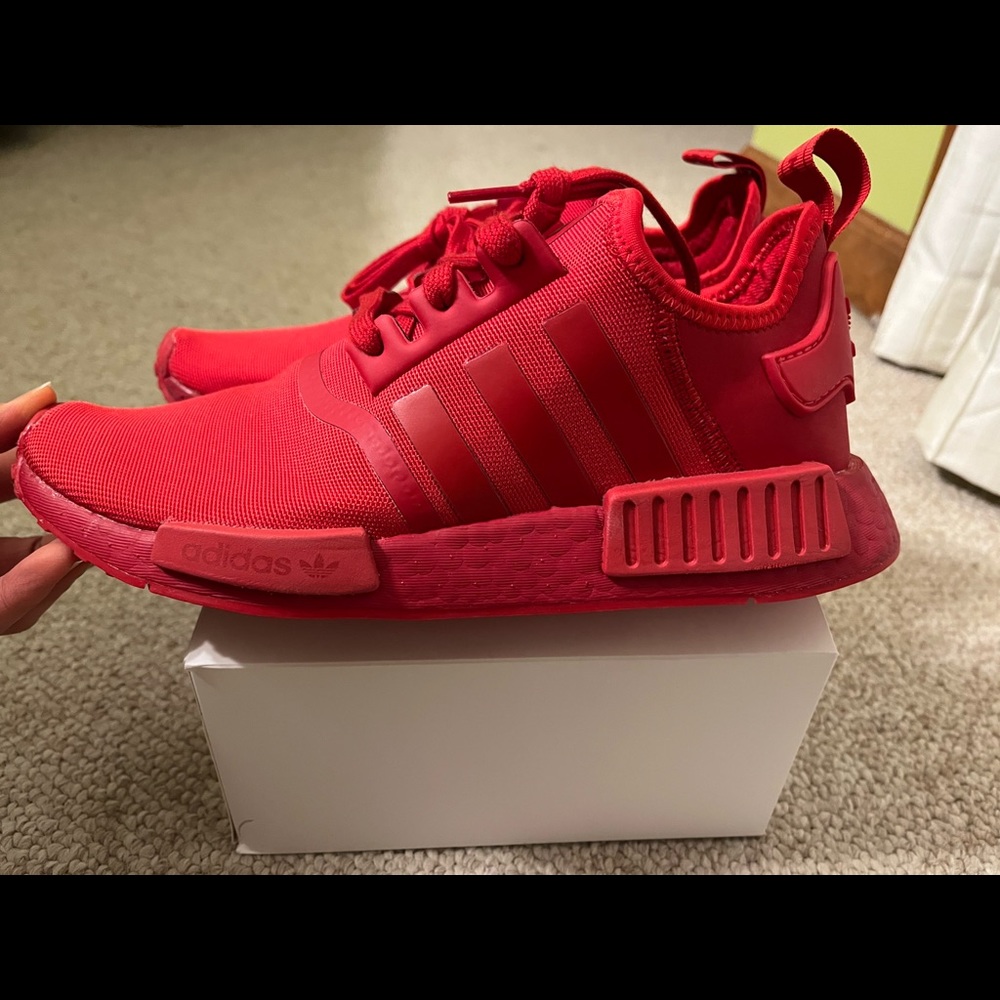 Adidas Red NMD_R1 Sneakers